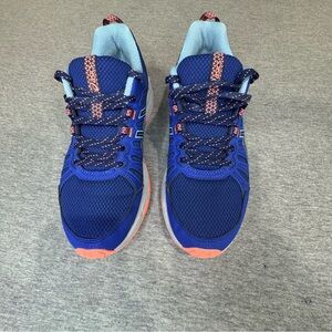 ASICS Gel-Venture Running Shoes Blue Pink Trail Sneakers Size 7.5